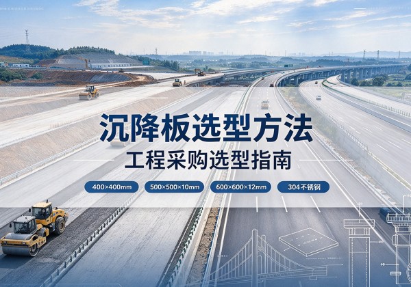 凤台沉降板选择方法
